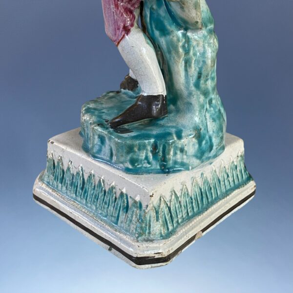 Staffordshire Pottery Figure - WINTER - Image 4