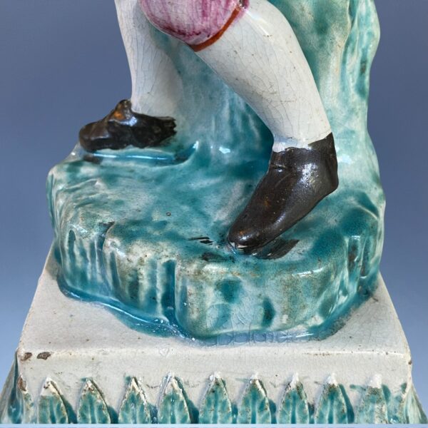 Staffordshire Pottery Figure - WINTER - Image 7