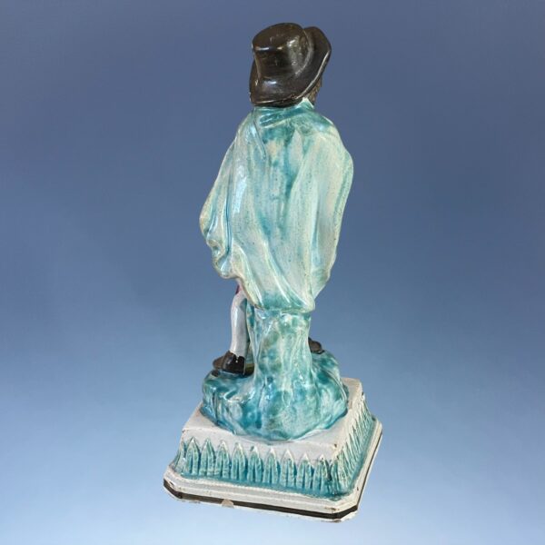 Staffordshire Pottery Figure - WINTER - Image 2