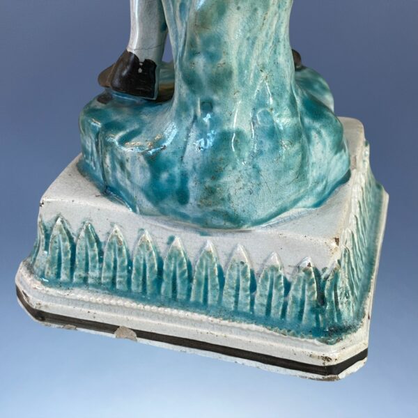 Staffordshire Pottery Figure - WINTER - Image 3