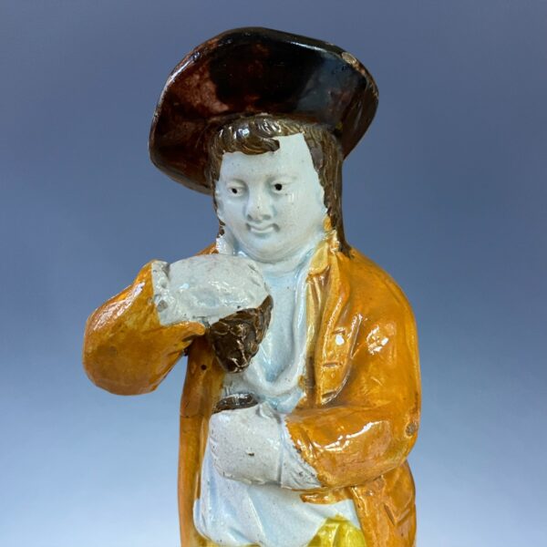 Early Prattware Figure - AUTUMN - Image 5