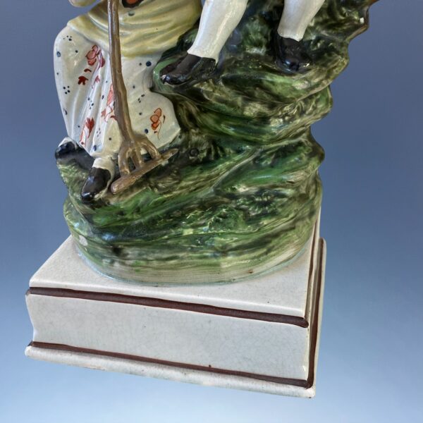 Staffordshire Figure Group - Harvesters. - Image 2