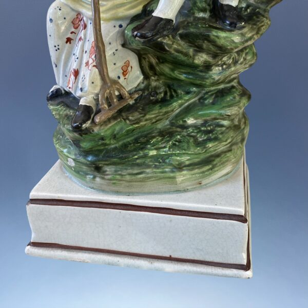 Staffordshire Figure Group - Harvesters. - Image 6
