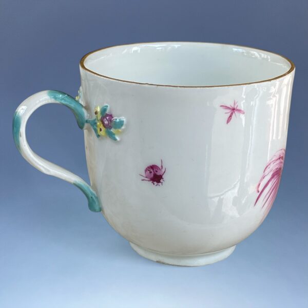 18th Century Meissen Coffee Cup & Saucer - Cockerel & Hen - Image 5