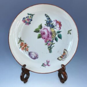 C18th Chinese Export - London Decorated Saucer
