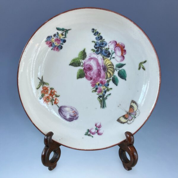 C18th Chinese Export - London Decorated Saucer