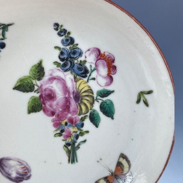 C18th Chinese Export - London Decorated Saucer - Image 2