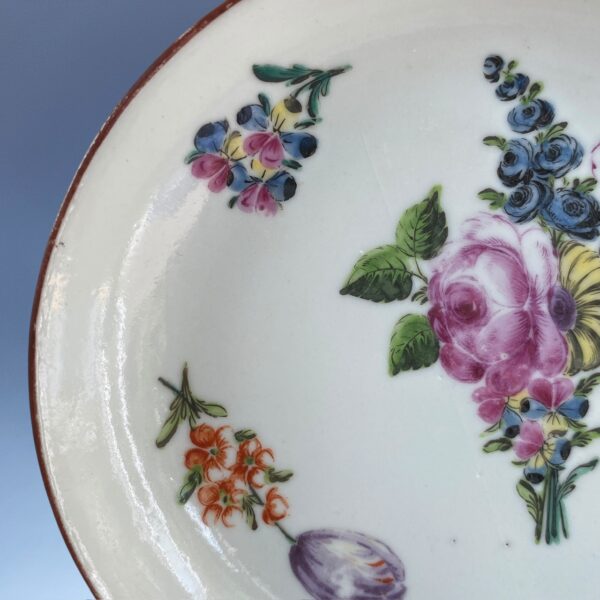 C18th Chinese Export - London Decorated Saucer - Image 3