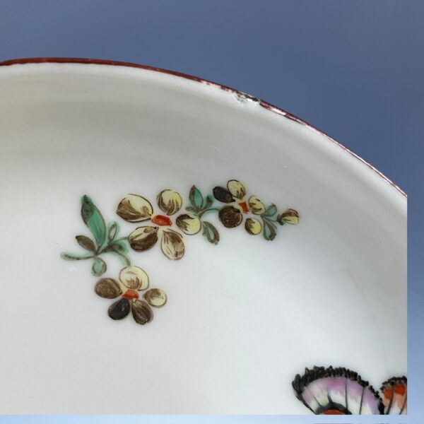 C18th Chinese Export - London Decorated Tea Bowl & Saucer - Image 4