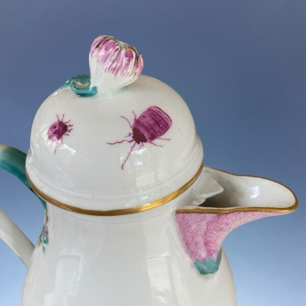18th Century Meissen Coffee Pot - Cockerel & Hen - Image 10