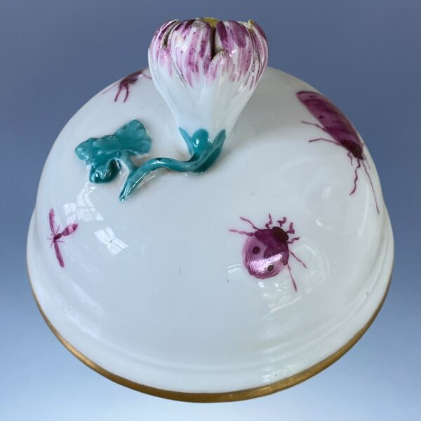 18th Century Meissen Coffee Pot - Cockerel & Hen - Image 12