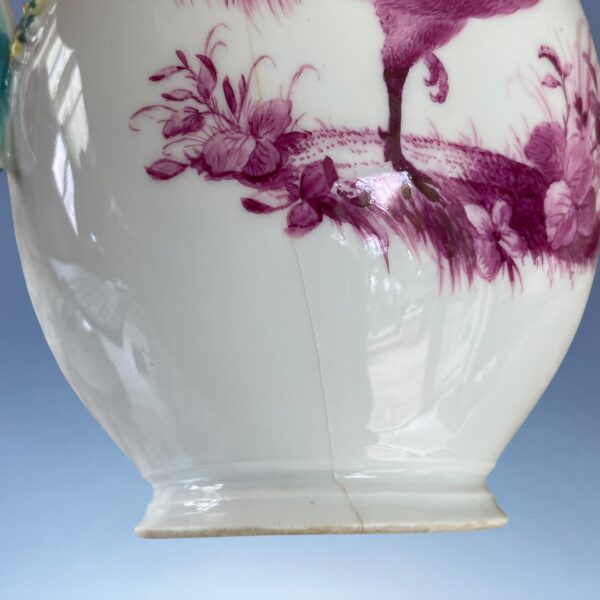 18th Century Meissen Coffee Pot - Cockerel & Hen - Image 8
