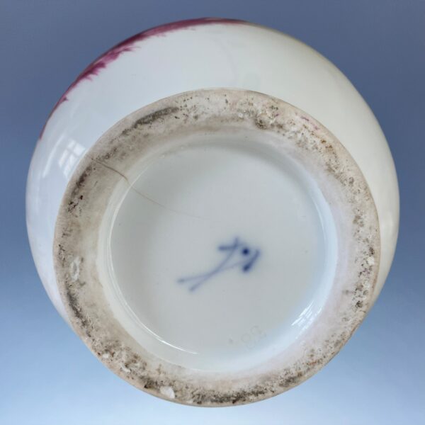 18th Century Meissen Coffee Pot - Cockerel & Hen - Image 7
