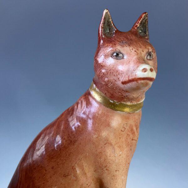 C19th Derby Porcelain Model of a Fox. - Image 5