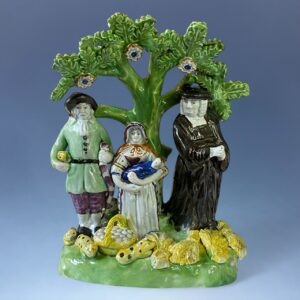 Early Staffordshire Pottery - TITHE PIG GROUP