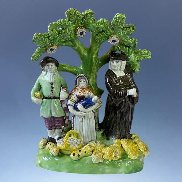 Early Staffordshire Pottery - TITHE PIG GROUP - Image 8