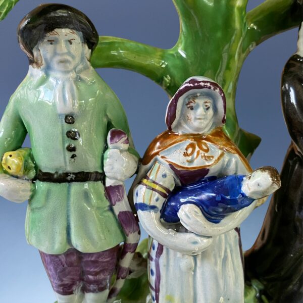 Early Staffordshire Pottery - TITHE PIG GROUP - Image 10