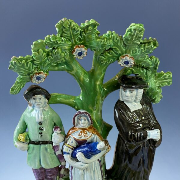 Early Staffordshire Pottery - TITHE PIG GROUP - Image 5