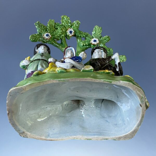 Early Staffordshire Pottery - TITHE PIG GROUP - Image 2