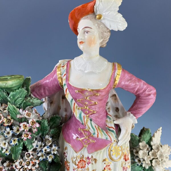 (Clearance) Pair of C18th Derby Figures - Ranalagh Dancers. - Image 19