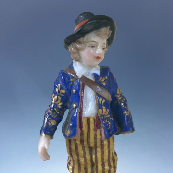 (Clearance) Pair of Miniature Porcelain Figures. - Image 5