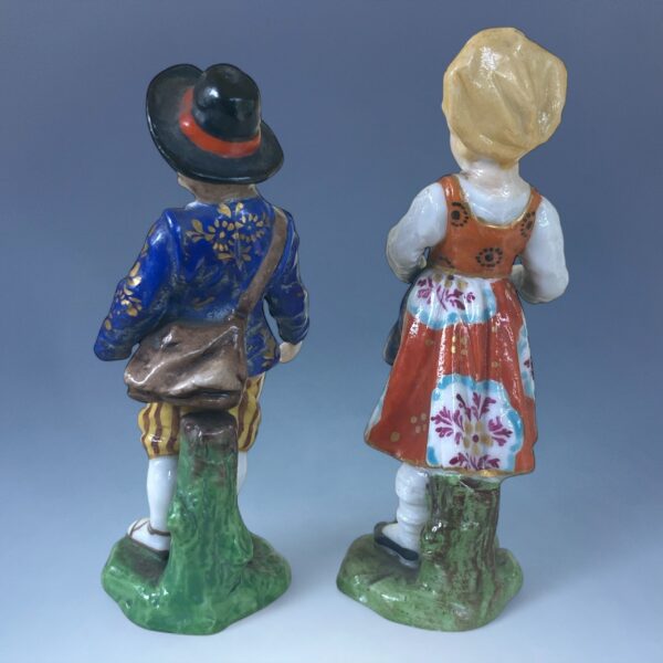 (Clearance) Pair of Miniature Porcelain Figures. - Image 2