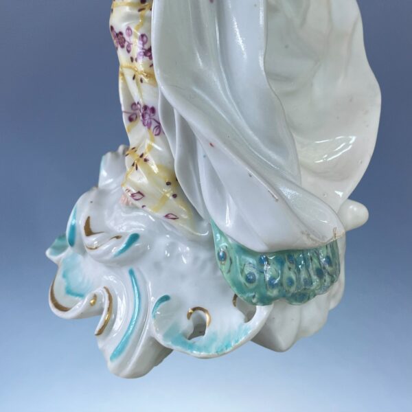 C18th Derby Porcelain Figure - Juno & the Peacock. - Image 7