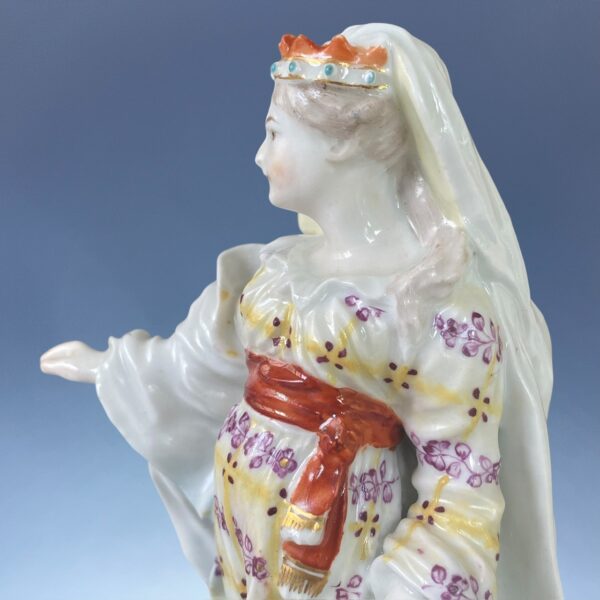 C18th Derby Porcelain Figure - Juno & the Peacock. - Image 10