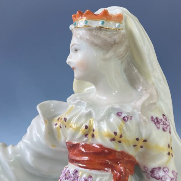 C18th Derby Porcelain Figure - Juno & the Peacock. - Image 12