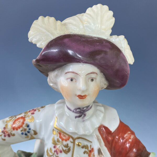 (Clearance) Pair of C18th Derby Figures - Ranalagh Dancers. - Image 2