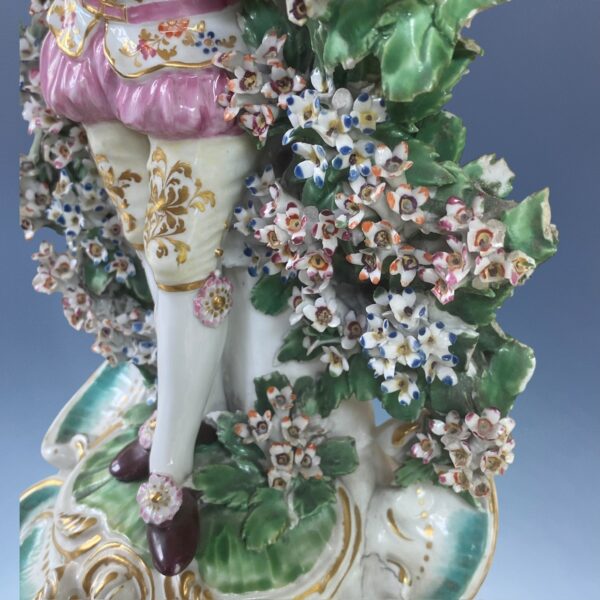 (Clearance) Pair of C18th Derby Figures - Ranalagh Dancers. - Image 3