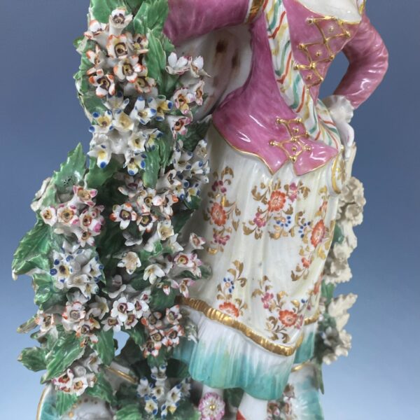 (Clearance) Pair of C18th Derby Figures - Ranalagh Dancers. - Image 11