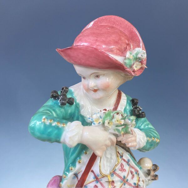 C18th Derby Porcelain Figures - ‘Spring & Autumn’ - Image 3