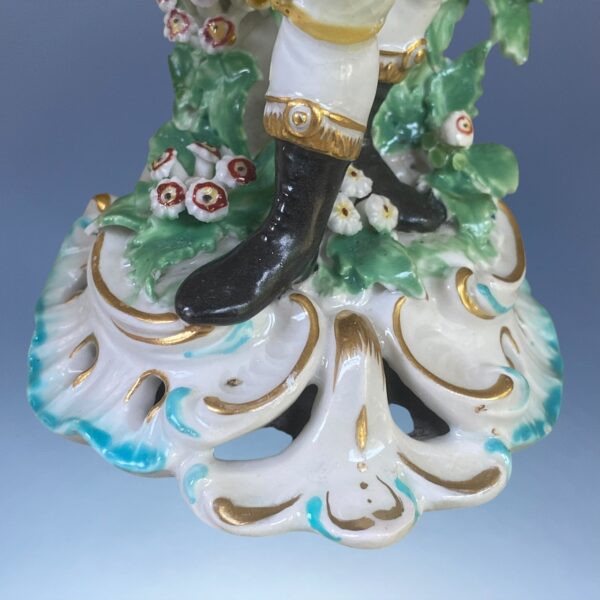 C18th Derby Porcelain Figures - ‘Spring & Autumn’ - Image 6