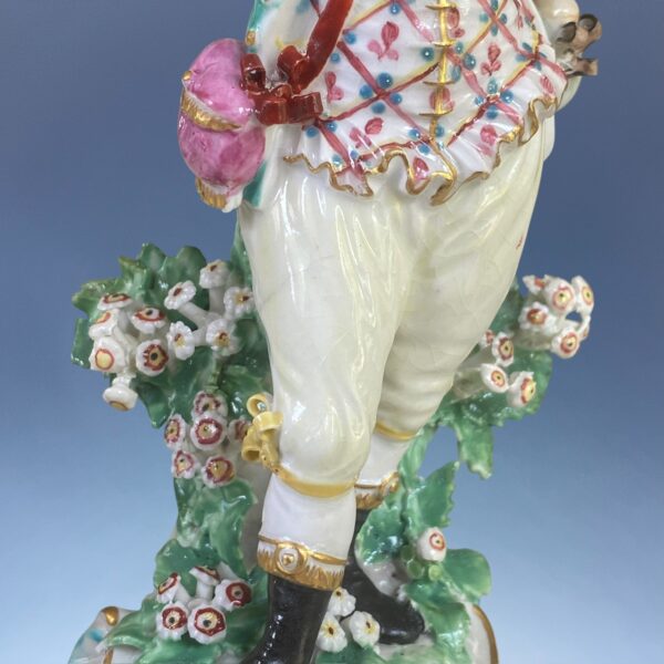 C18th Derby Porcelain Figures - ‘Spring & Autumn’ - Image 7
