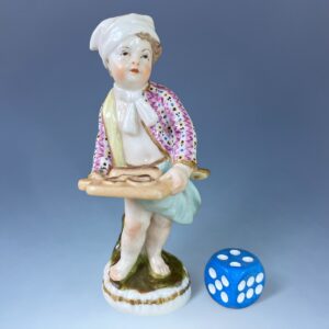 (Clearance) Berlin Porcelain Figure - Cupid Disguised as a Baker.