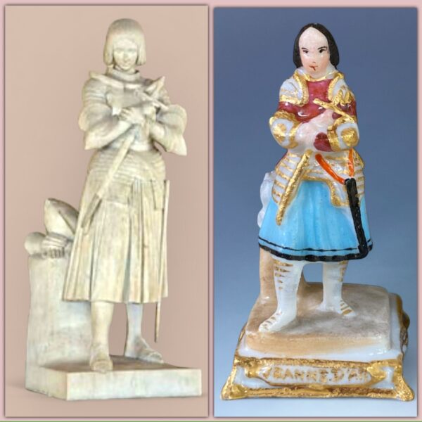 French Porcelain Miniature Figure - Joan of Arc - Image 8