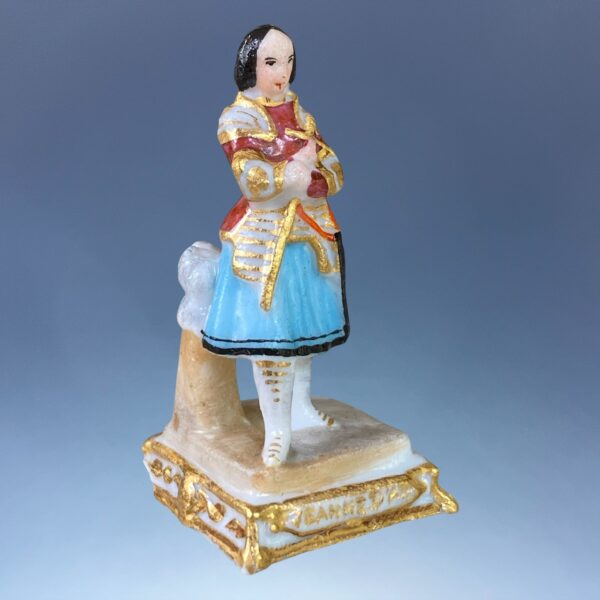 French Porcelain Miniature Figure - Joan of Arc - Image 3