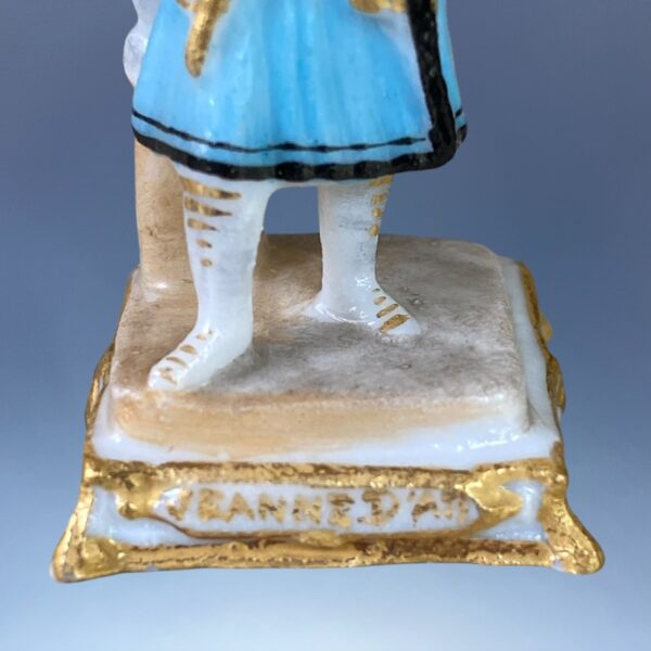 French Porcelain Miniature Figure - Joan of Arc - Image 7