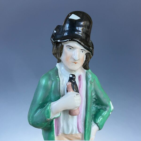 Staffordshire Temperance Figure - Gin & Water - Image 5