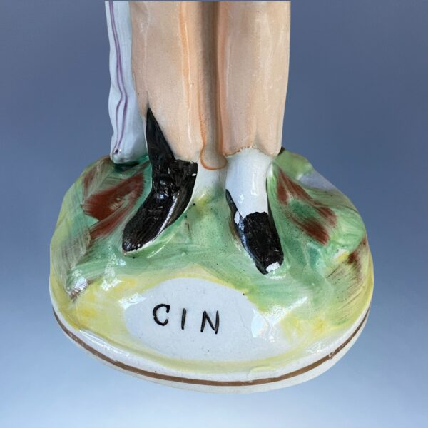 Staffordshire Temperance Figure - Gin & Water - Image 6