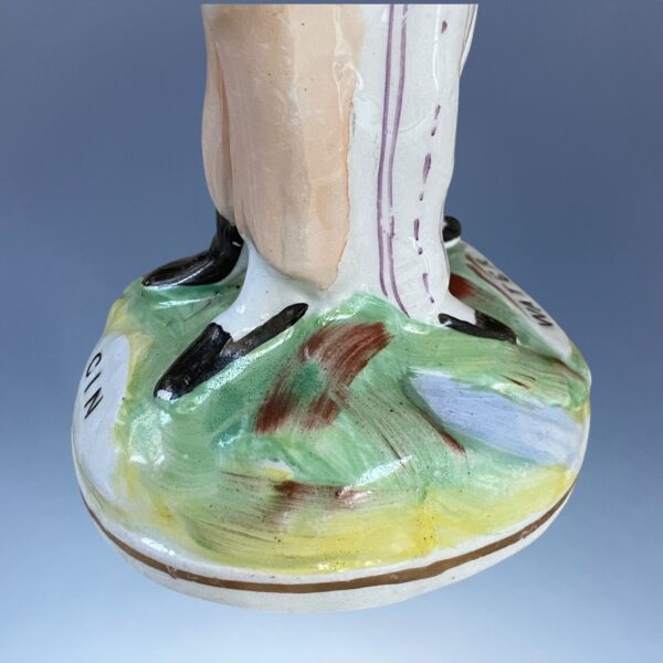 Staffordshire Temperance Figure - Gin & Water - Image 7