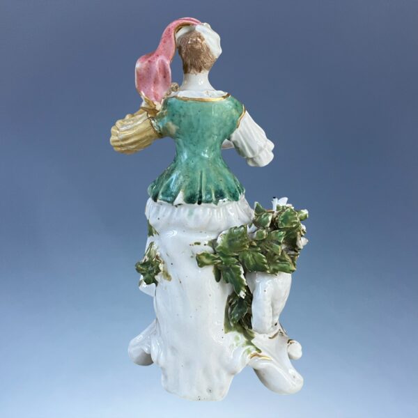 (Clearance) C18th Derby Figure of a Shepherdess. - Image 7