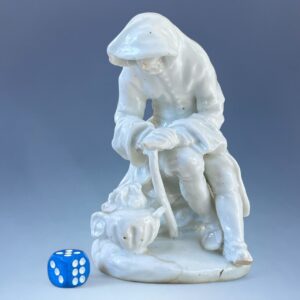 Early Bow Porcelain - Blanc de Chine Figure of Winter.