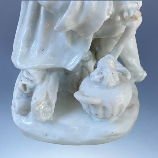 Early Bow Porcelain - Blanc de Chine Figure of Winter. - Image 10