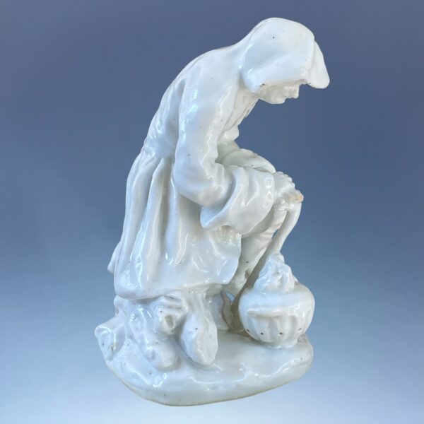 Early Bow Porcelain - Blanc de Chine Figure of Winter. - Image 9