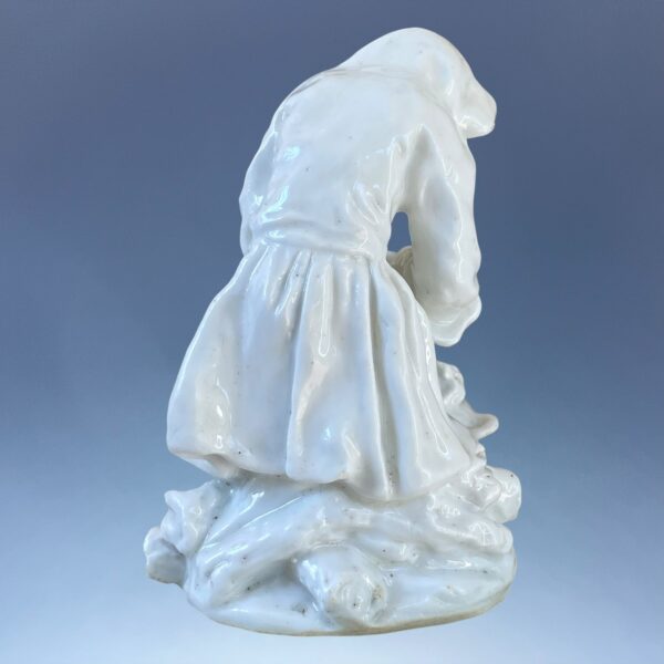 Early Bow Porcelain - Blanc de Chine Figure of Winter. - Image 8
