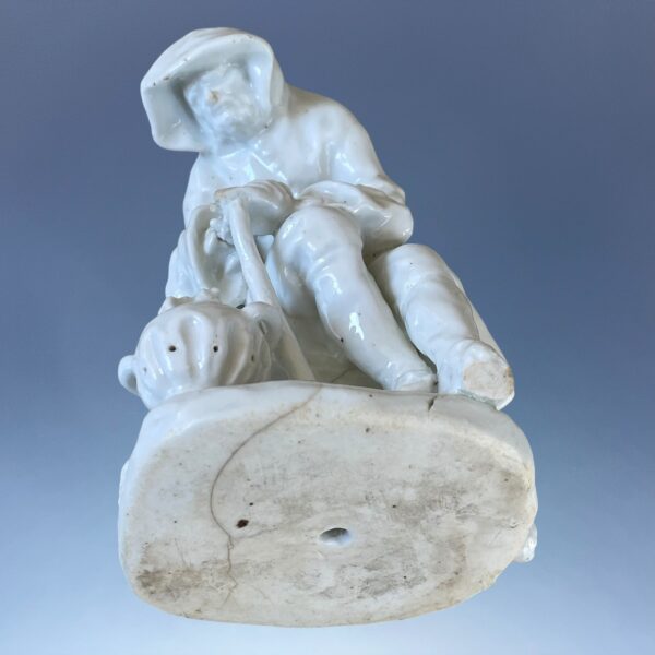 Early Bow Porcelain - Blanc de Chine Figure of Winter. - Image 4