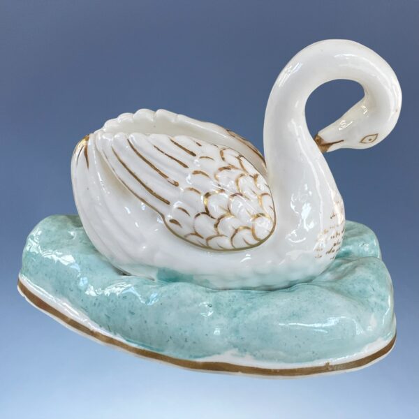 Staffordshire (Samuel Alcock) - Scarce Pair of Swans - Image 10