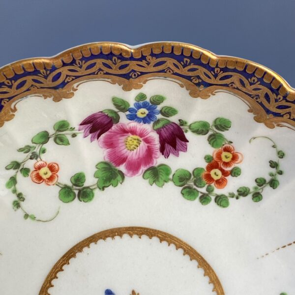 C18th Worcester ‘Marriage’ Pattern Trio c1780 - Image 7